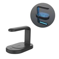 CARICATORE WIRELESS CON LUCE UV